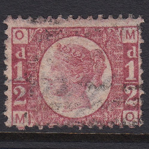GB QV 1870 1/2d Rose-red (Plate 4) SG48-G4 MO FU Light Cancel