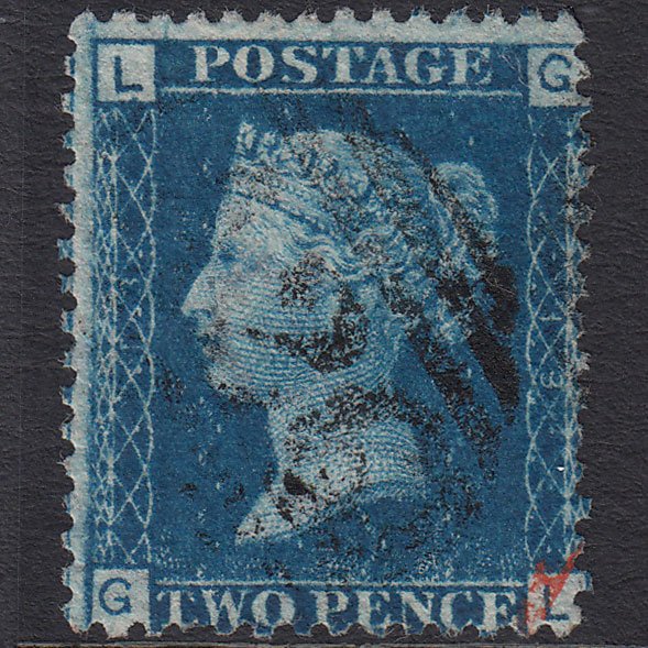 GB QV 1869 2d Blue (Plate 13) SG46-G3 GL FU Gibraltar A26 Z22