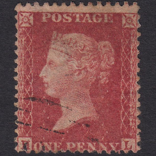 GB QV 1857 1d Rose-red (Plate 59) SG40-C10(1) HL GU Light Cancel