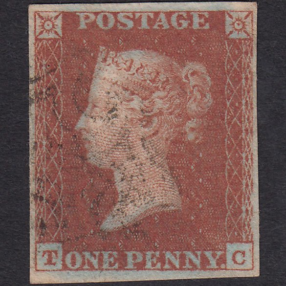 GB QV 1841 1d (Plate 22) SG8-B1(1) GUideline TC GU Missing Imprimatur 4M MX