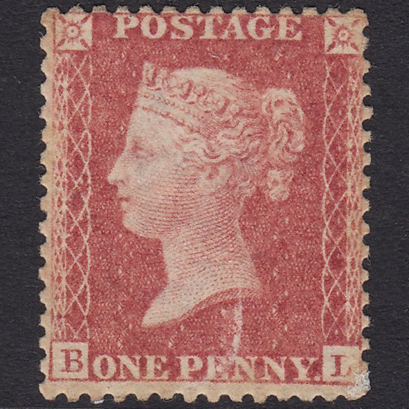 GB QV 1857 1d Rose-Red Plate 36 SG40-C10(1) BL GOOD UNUSED