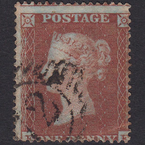 GB QV 1854 1d Red-Brown SG17-C1(1) ?? GU London D&S 72