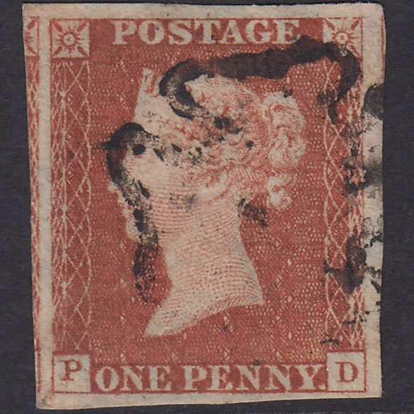 GB QV 1841 1d Plate 24 SG8-B1(1) PD GU 4 Good To Huge Margins MX