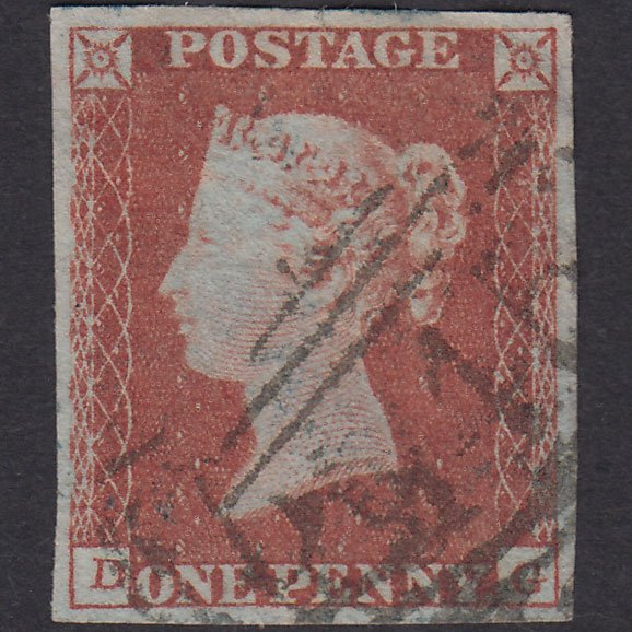 GB QV 1841 1d Plate 101 SG8-B1(1) DG FU 4 Good Margins Newcastle 545