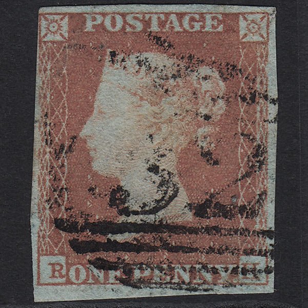 GB QV 1841 1d (Plate 89) SG8-B1(1) RH FU Ashton-under-lyme 32 4 Margins