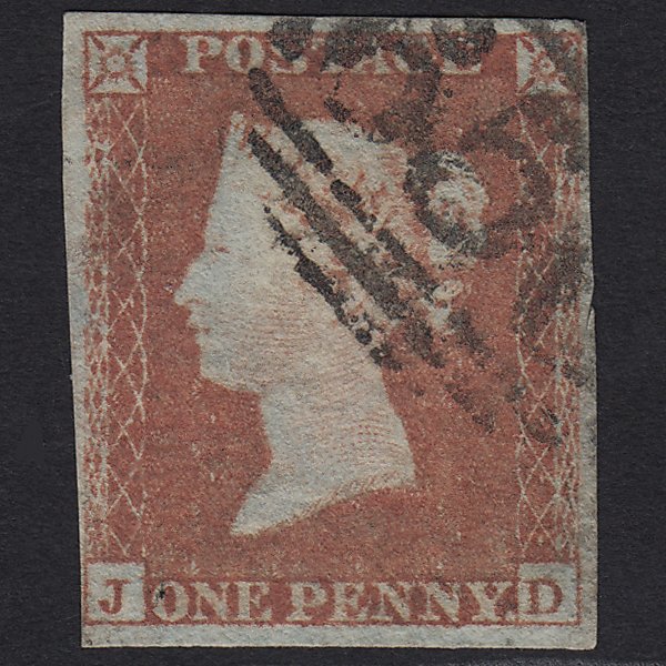 GB QV 1841 1d Red-brown (Plate 149) SG8-B2(1) JD GU 4 Margins