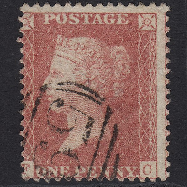 GB QV 1857 1d Rose-red (Plate 48) SG40-C10(1) FC FU