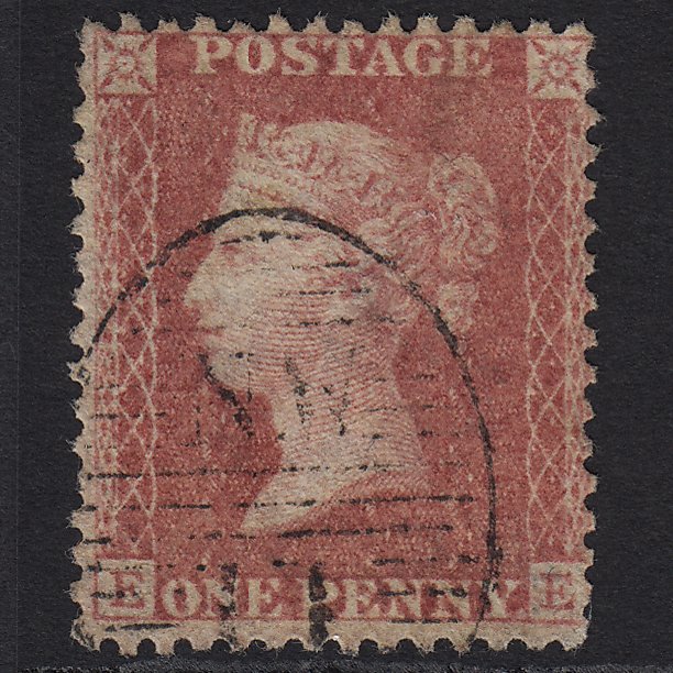 GB QV 1857 1d Rose-red (Plate 46) SG40-C10(1) EE GU London D&S NW11