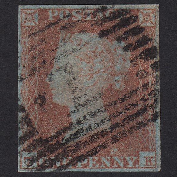 GB QV 1841 1d (Plate 113) SG8-B1(1) TK GU Aberdeen 1 4M Missing Imprimatur