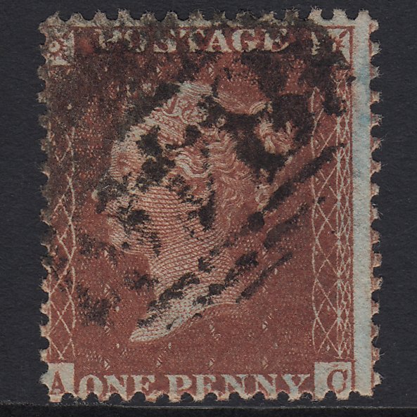 GB QV 1856 1d Red-brown (Plate 31) SG29-C8(1) AC FU