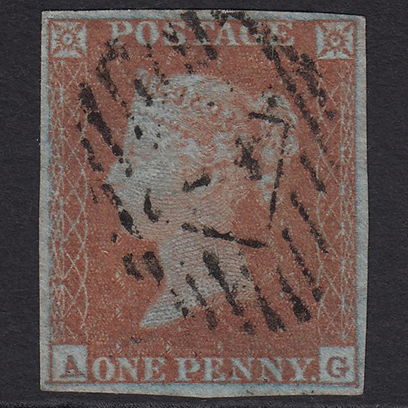 GB QV 1841 1d (Plate 130) SG8-B2(1) AG FU Missing Imprimatur 4M London