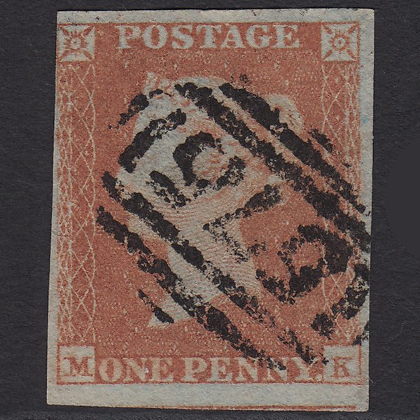GB QV 1841 1d Red-brown (Plate 121) SG8-B1(1) MK GU nr 4M Norwich 575
