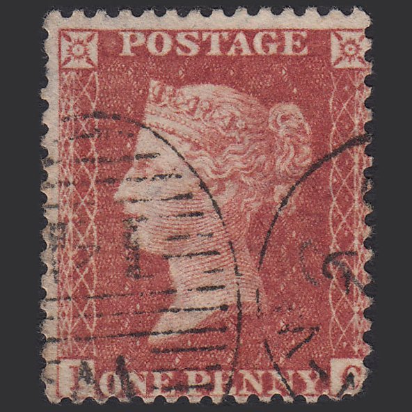GB QV 1857 1d Rose-red (Plate 42) SG40-C10(1) IC GU London D&S W14
