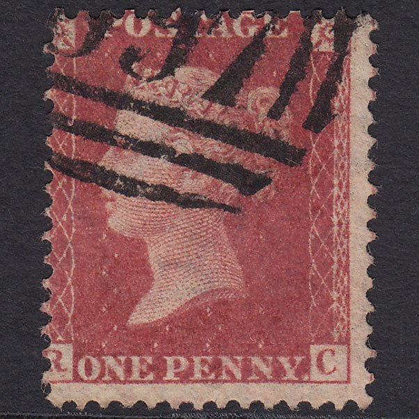 GB QV 1861 1d Rose-red (Plate 51) SG42-C12(3) RC FU Misperf