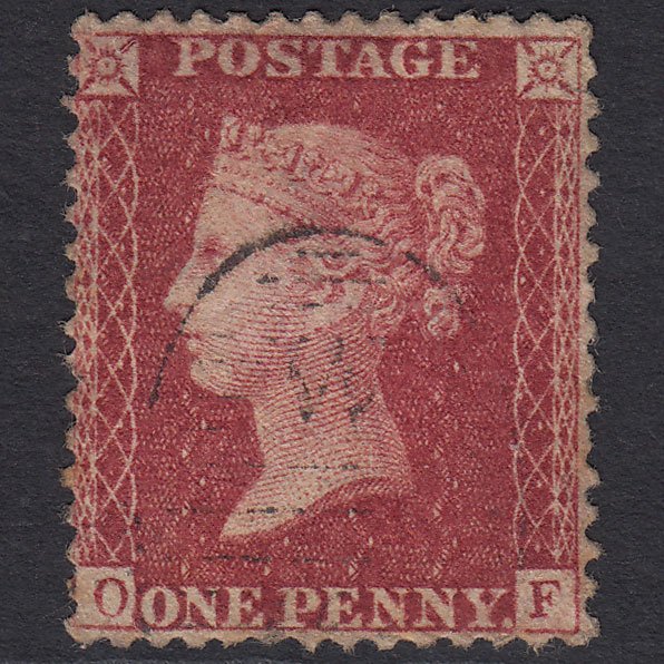 GB QV 1857 1d (Plate 46) SG41-C10(4) OI GU Light Cancel Very Well Centred