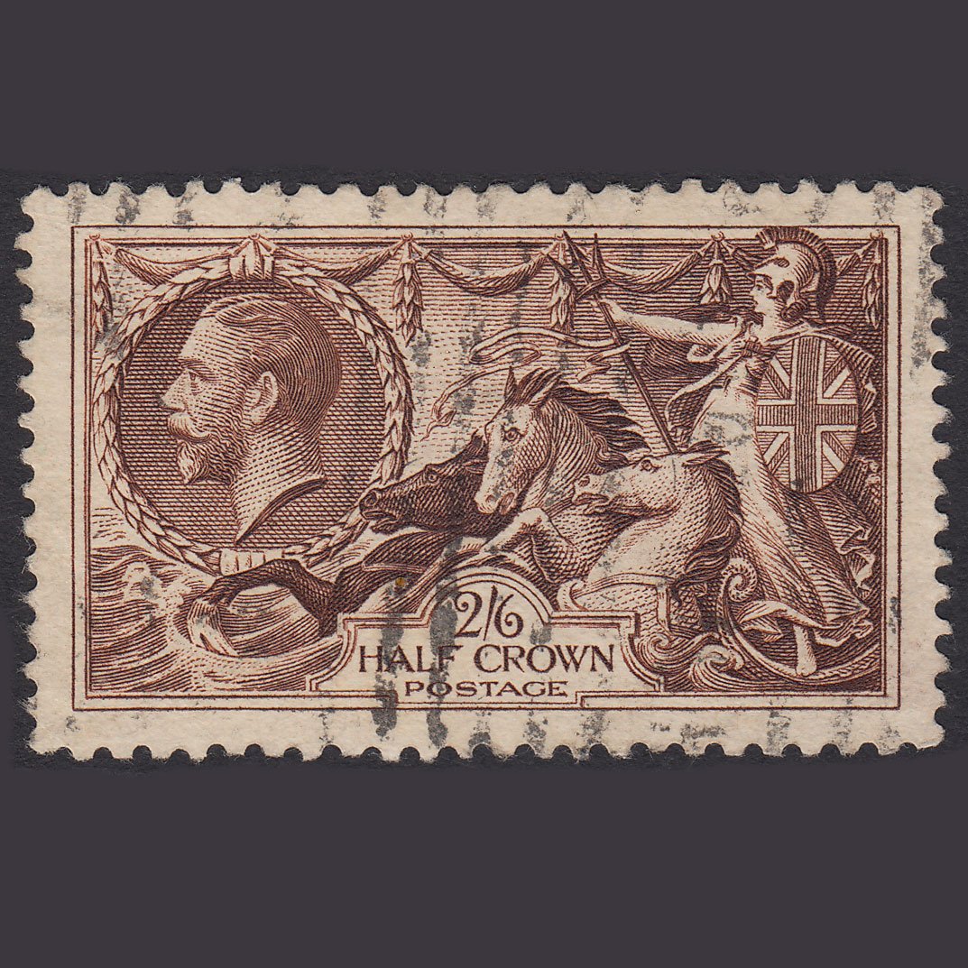 GB Kg5 1934 2/6 Chocolate-brown Seahorses SG450-N73(1) FU