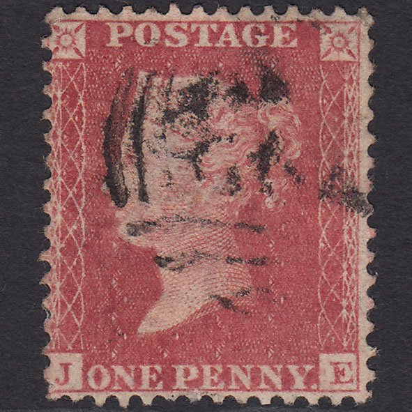 GB QV 1857 1d Rose-red (Plate 61) SG40-C10(1) JE FU Well Centred