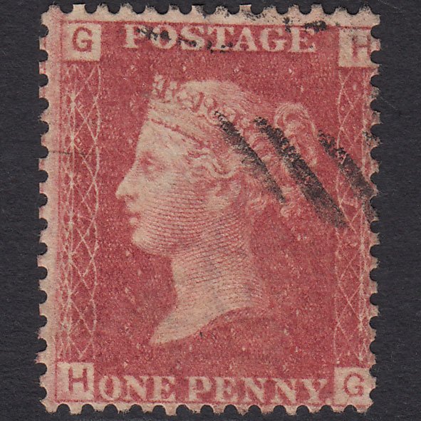 GB QV 1864 1d Rose-red (Plate 72) SG43-G1(1) HG VFU Light Cancel