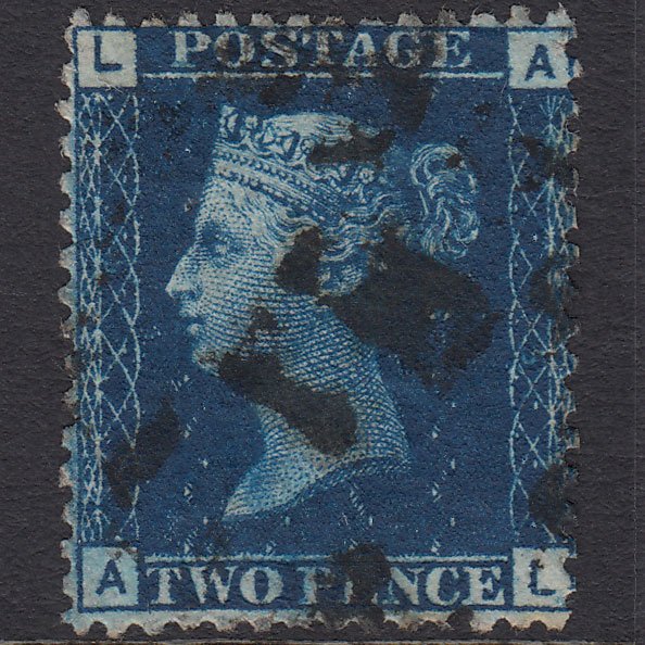 GB QV 1869 2d Blue (Plate 15) SG46-G3 AL GU