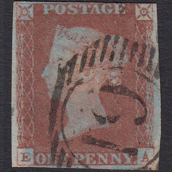 GB QV 1841 1d Red-brown (Plate 72) SG8-B1(1) EA GU nr 4M London D&S 61