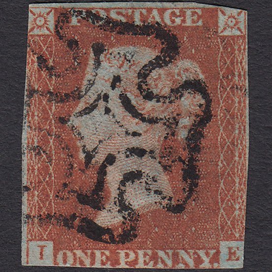 GB QV 1841 1d Red-brown (Plate 26) SG8-B1(1) IE GU MX Malformed I Variety