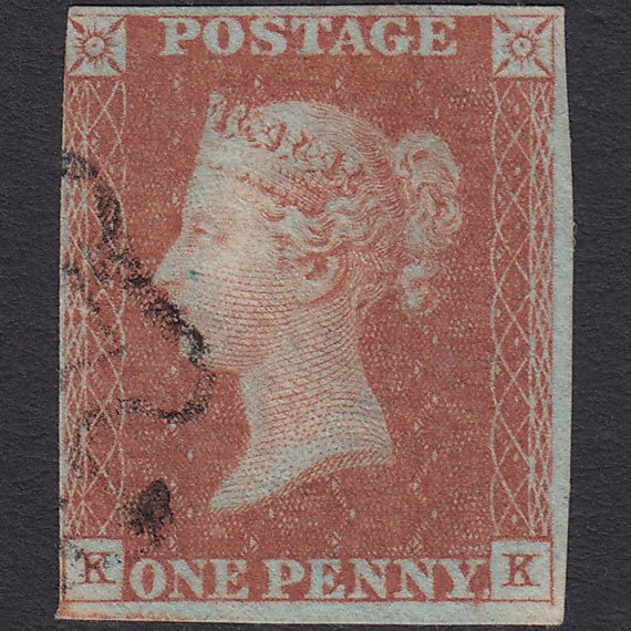 GB QV 1841 1d (Plate 22) SG8-B1(1) KK FU Missing Imprimatur nr 4M MX