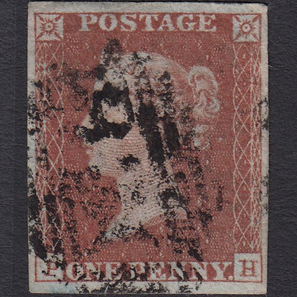GB QV 1841 1d Red-brown (Plate 101) SG8-B1(1) PH GU 4 Margins