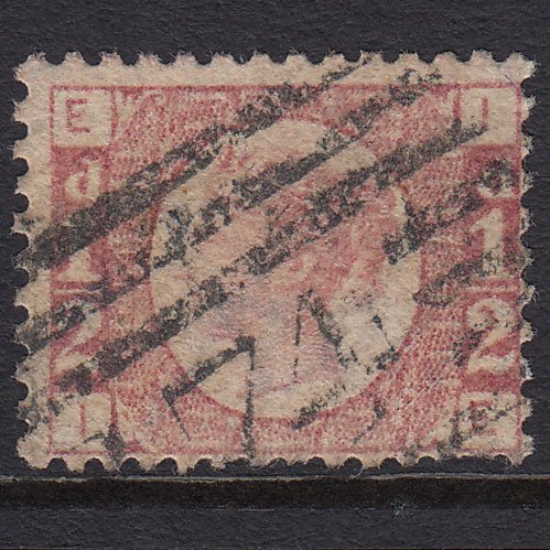 GB QV 1870 1/2d Rose (Plate 14) SG49-G4 IE GU Hawick 174
