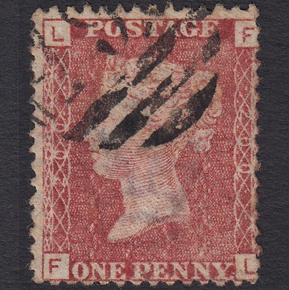 GB QV 1864 1d Lake-red (Plate 200) SG44-G1(2) FL FU