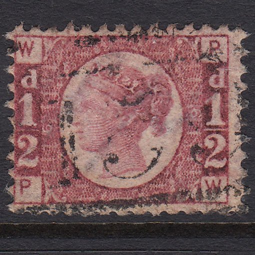 GB QV 1870 1/2d Rose-red (Plate 6) SG48-G4 PW GU