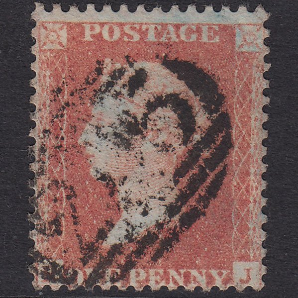 GB QV 1856 1d Red-Brown SG29-C8(1) ?J GU
