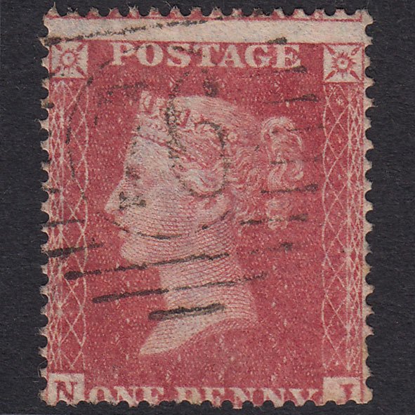 GB QV 1857 1d Rose-Red Plate 59 SG36-C11 NJ GU London D&S 76