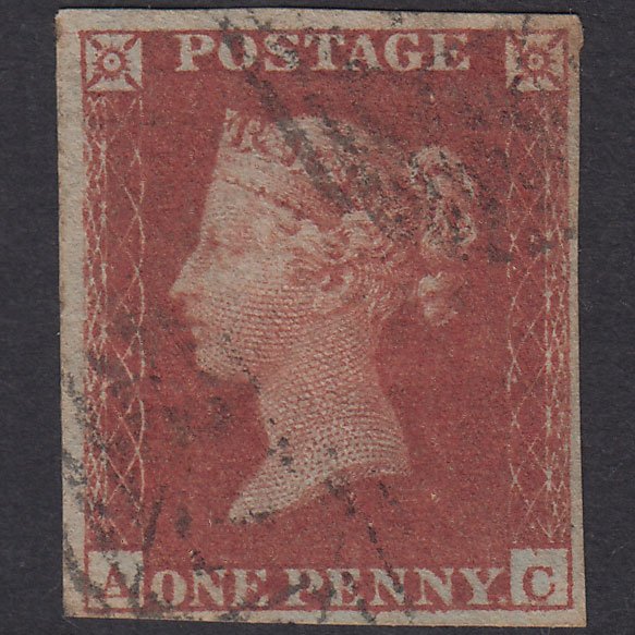 GB QV 1841 1d Pl 157 SG8-B2(1) AC FU Miss Imprimatur 4M London IS Cancel