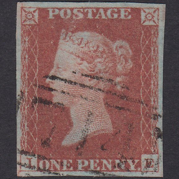 GB QV 1841 1d Red-Brown Plate 72 SG8-B1(1) IE FU 4 Goodm Skipton 714