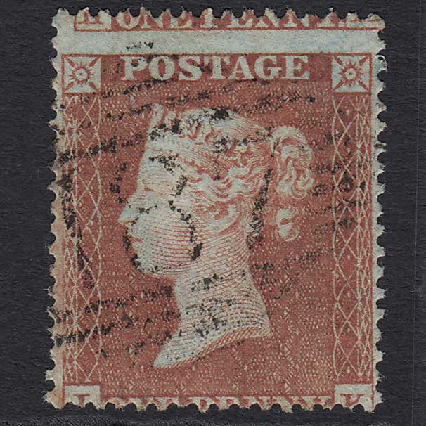GB QV 1854 1d (Plate 200) (SG17) 'IK' FU Dundalk (187) Missing Imprimatur C1