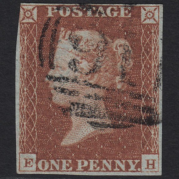 GB QV 1841 1d Red-brown (Plate 68) SG8-B1(1) EH FU nr 4M Imperf