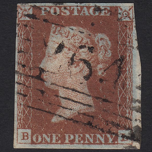GB QV 1841 1d Red-brown (Plate 48) SG8-B1(1) BL FU Nairn 264 4M Imperf