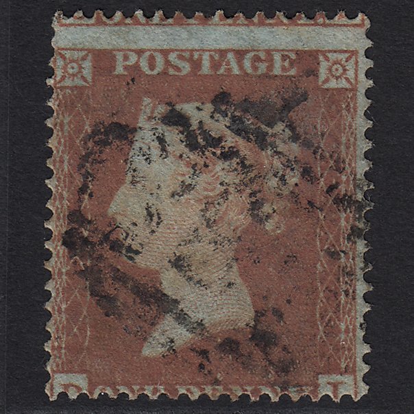 GB QV 1854 1d Red-brown SG17-C1(1) GU