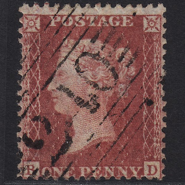 GB QV 1857 1d Rose-red (Plate 36) SG40-C10(1) BD GU Lybster 240