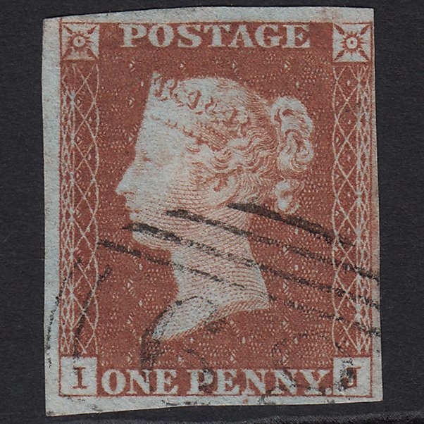 GB QV 1841 1d (Plate 58) SG8-B1(1) IJ VFU Bewdley 68 4M Missing Imprimatur