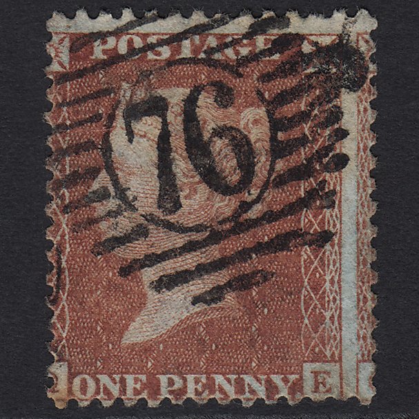 GB QV 1856 1d Red-brown (Plate 31) SG29-C8(1) QE GU London D&S 76