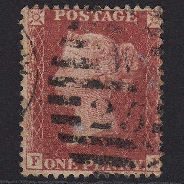 GB QV 1857 1d Rose-red (Plate 46) SG40-C10(1) FF GU London D&S W25