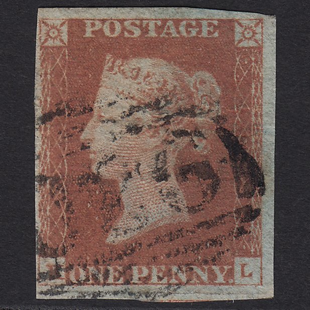 GB QV 1841 1d Red-brown (Plate 81) SG8-B1(1) KL GU 4M Imperf York 930