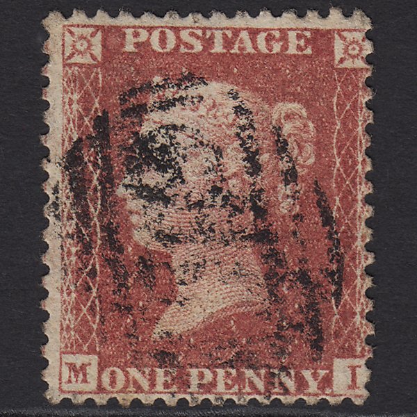 GB QV 1857 1d Rose-red (Plate 57) SG40-C10(1) MI GU
