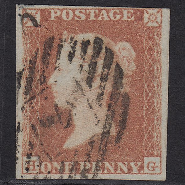 GB QV 1841 1d Red-brown (Plate 97) SG8-B1(1) HG FU nr 4M London IS Cancel