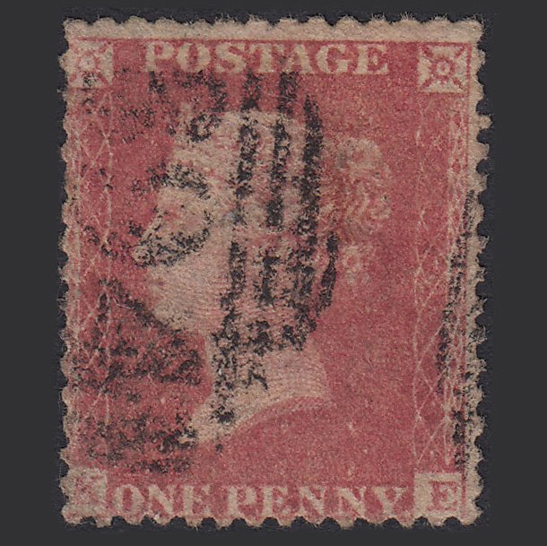 GB QV 1857 1d Rose-red (Plate 60) SG40-C10(1) KE GU Hounslow 394