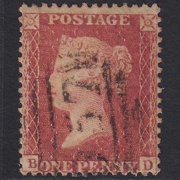 GB QV 1857 1d Rose-red (Plate 52) SG40-C10(1) BD GU