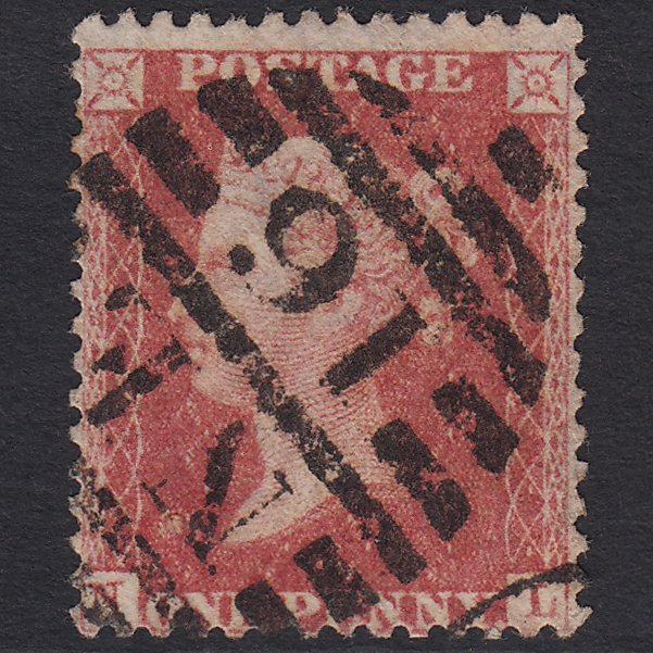 GB QV 1861 1d Rose-red Plate R16 SGC13(3) NL GU London D&S NE16
