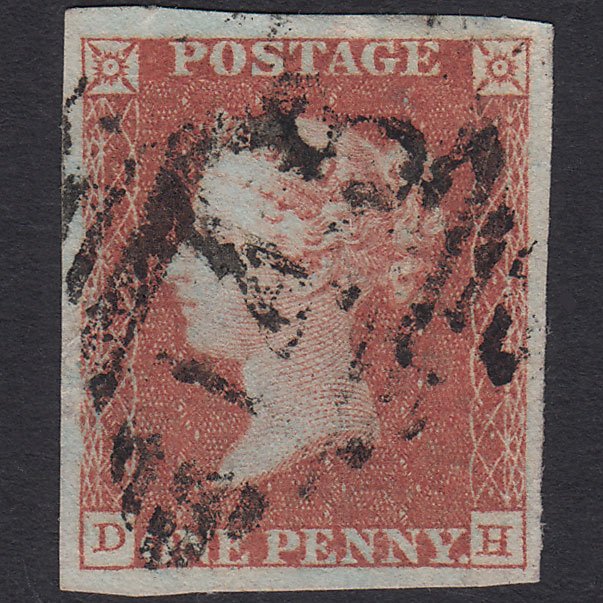 GB QV 1841 1d (Plate 100) SG8-B1(1) DH GU 4 Good Margins Cloyne 145