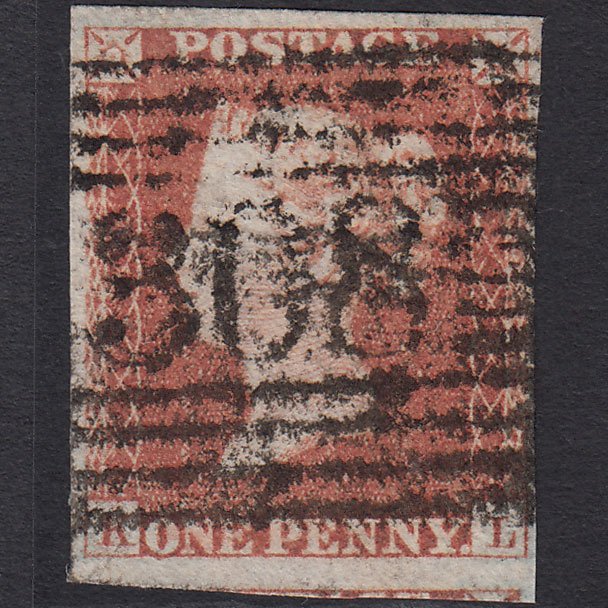 GB QV 1841 1d Red-brown (Plate 149) SG8-B2(1) KL GU 4 Margins Stirling 308